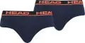 Трусы (брифы) Head BOXER BRIEF 2P темно-сине-оранжевые (2 штуки) 100001753-003