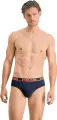 Трусы (брифы) Head BOXER BRIEF 2P темно-сине-оранжевые (2 штуки) 100001753-003