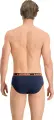 Трусы (брифы) Head BOXER BRIEF 2P темно-сине-оранжевые (2 штуки) 100001753-003