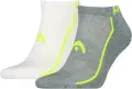Шкарпетки Head ALL SPORTS PERFORMANCE SNEAKER 2P біло-лаймові, сіро-лаймові (2 пари) 701229023-004