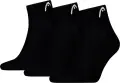 Шкарпетки Head ALL SPORTS TRAINING QUARTER 3P чорні (3 пари) 701229017-001