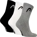 Шкарпетки Head ALL SPORTS TRAINING SHORT CREW 3P білі, сірі, чорні (3 пари) 701229016-004