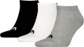 Шкарпетки Head ALL SPORTS TRAINING SNEAKER 3P білі, сірі, чорні (3 пари) 701229018-004