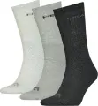 Шкарпетки Head CREW 3P UNISEX світло-сірі, сірі, чорні (3 пари) 701213456-001