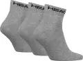 Шкарпетки Head ELEMENTS ALL SPORTS QUARTER 3P сірі (3 пари) 701229010-004