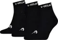Шкарпетки Head ELEMENTS ALL SPORTS QUARTER 3P чорні (3 пари) 701229010-001