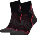 Носки Head HIKING QUARTER 2PPK UNISEX черно-серо-красные (2 пары) 781002001-232