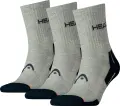 Шкарпетки Head PERFORMANCE SHORT CREW 3PPK UNISEX сіро-темно-синьо-помаранчеві (3 пари) 741019001-650