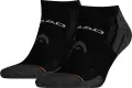 Шкарпетки Head PERFORMANCE SNEAKER 2PPK UNISEX чорно-темно-сіро-помаранчеві (2 пари) 741017001-200