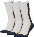 Шкарпетки Head STRIPE CREW 3-PACK сіро-темно-синьо-помаранчеві (3 пари) 781011001-870