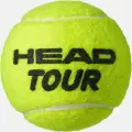 Набір м'ячів для тенісу Head TOUR 4 жовтий (4 штуки) 570704-570714