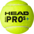 Набір м'ячів для падел-теніс Head PADEL PRO S+ жовтий (3 штуки) 540303