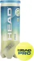 Набір м'ячів для тенісу Head PRO жовтий (3 штуки) 571603