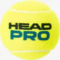 Набір м'ячів для тенісу Head PRO жовтий (3 штуки) 571603