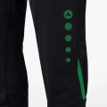 Спортивные штаны детские Jako CHALLENGE черно-зеленые 9221-813