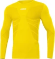 Термобелье футболка с длинным рукавом Jako COMFORT 2.0 желтая 6455-30