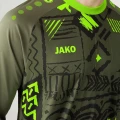 Вратарская кофта джерси детская Jako TROPICANA хаки 8911-231