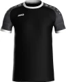 Футболка джерсі дитяча Jako ICONIC S/S чорно-сіра 4224-801