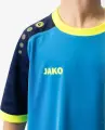 Футболка джерсі дитяча Jako ICONIC S/S блакитно-синьо-жовта 4224-444