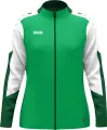 Олімпійка (мастерка) жіноча Jako DYNAMIC зелено-біло-темно-зелена 9370D-204
