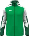 Олімпійка (мастерка) з капюшоном Jako DYNAMIC зелено-біло-темно-зелена 6870-204