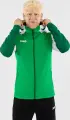 Олімпійка (мастерка) з капюшоном Jako DYNAMIC зелено-біло-темно-зелена 6870-204