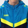 Олимпийка (мастерка) с капюшоном детская Jako ICONIC темно-сине-желто-синяя 6824-914
