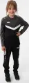 Реглан детский Jako ZIP TOP ICONIC черно-бело-серый 8624-801