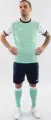 Футболка джерси Jako DYNAMIC S/S мятно-бело-темно-синяя 4270-250