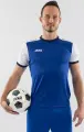 Футболка джерси Jako DYNAMIC S/S сине-бело-темно-синяя 4270-405