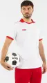 Футболка джерси Jako GLORY S/S бело-красная 4251-028