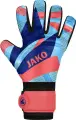 Вратарские перчатки детские Jako RIVER BASIC JUNIOR RC голубо-темно-сине-коралловые 2580-192