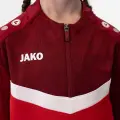 Реглан дитячий Jako ZIP TOP ICONIC червоно-біло-бордовий 8624-103