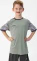 Футболка джерсі дитяча Jako ICONIC S/S м'ятно-сіра 4224-238