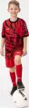 Футболка джерси детская Jako ANIMAL S/S красно-черная 4242-111