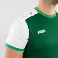 Футболка джерси детская Jako DYNAMIC S/S зелено-белая 4270-205