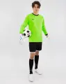 Кофта воротарська Jako ONE салатово-чорна 8900-210
