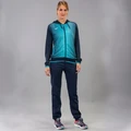 Олимпийка (мастерка) с капюшоном женская Joma SUPERNOVA темно-сине-голубая 900891.342