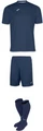 Комплект футбольної форми темно-синій Joma COMBI №10