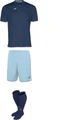 Комплект футбольної форми темно-синій Joma COMBI №11