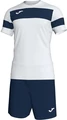 Комплект футбольної форми Joma ACADEMY II 101349.203 біло-темно-синій