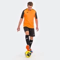 Футболка Joma ESSENTIAL 101105.801 помаранчево-чорна