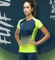 Футболка жіноча Joma ELITE VI 900641.063 жовто-темно-синя