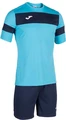 Комплект футбольної форми Joma ACADEMY II 101349.013 бірюзово-темно-синій