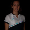 Поло женское для тенниса Joma MISIEGO бело-темно-синие 900976.203
