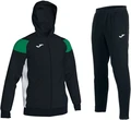Спортивний костюм з капюшоном Joma CREW III чорно-зелений 101271.104_100165.100