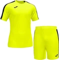 Комплект футбольної форми Joma ACADEMY III лимонно-чорний 101656.061_101657.061