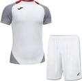 Комплект футбольної форми Joma ESSENTIAL II біло-червоний 101508.203_100053.200