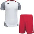 Комплект футбольної форми Joma ESSENTIAL II біло-червоний 101508.203_100053.600