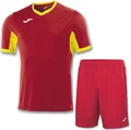 Комплект футбольної форми Joma CHAMPION IV червоно-жовтий 100683.609_100053.600